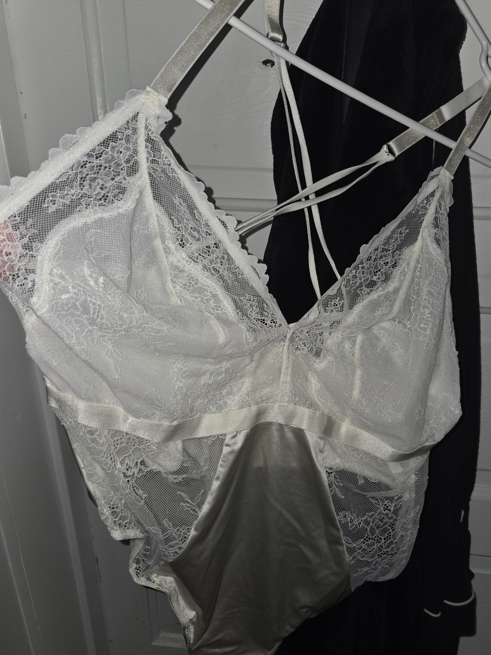 Auden Lace Chemise with Satin